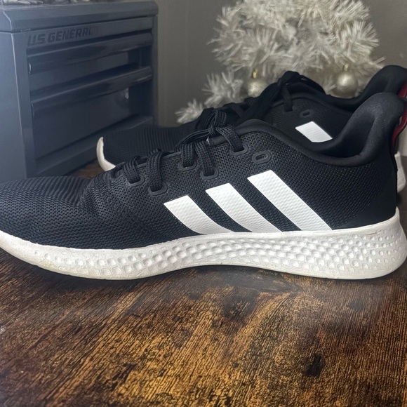 Adidas Black and White Athletic Shoes - Picture 3 of 5